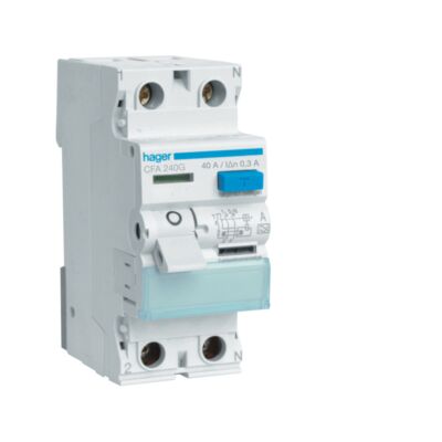 AARDLEKSCHAKELAAR 2P 40A 300MA KLASSE A-HAGER main product photo