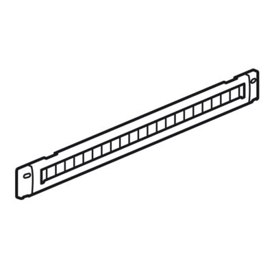 Doorvoer 1HE borstel metaal-LEGRAND main product photo
