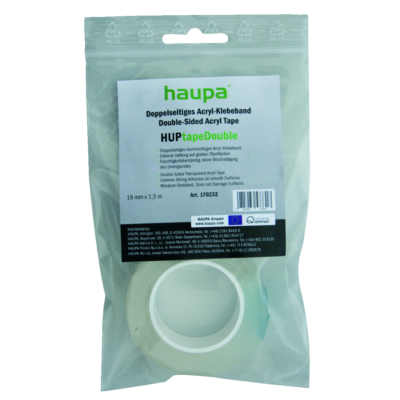 DUBBELZIJDIGE TAPE 19MM TRANSPARANT-HAUPA main product photo