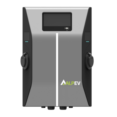 Laadpaal EASY CHARGE DUO, 22kW, grijs-ALP main product photo