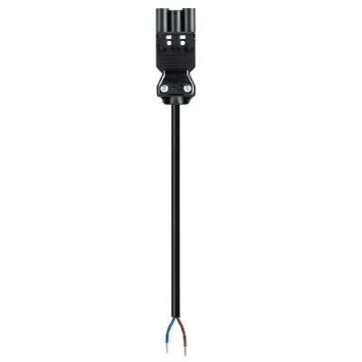 GST18 AANSLUITSNOER 2X0,75 ZW 0,3 M MALE PVC ECA-WIELAND main product photo