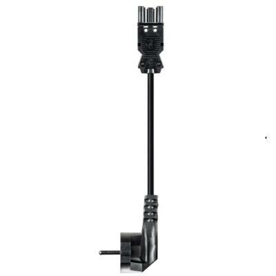 GST18 NETSNOER 3X1,5 ZWART 1,0 METER ECA PVC-WIELAND main product photo