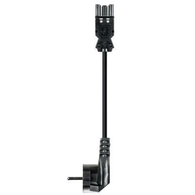 GST18 NETSNOER 3X1,5 ZWART 4,5 METER ECA PVC-WIELAND main product photo