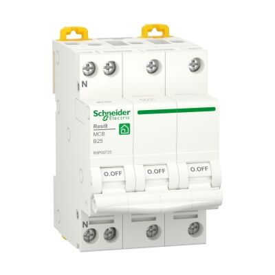 INSTALLATIEAUTOMAAT 3P+N 25A B 6000A-SCHNEIDER main product photo