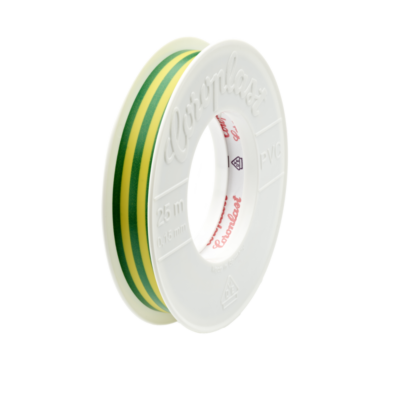 ISOLATIETAPE 15MMX10M.GEEL/GROEN-COROPLAST main product photo