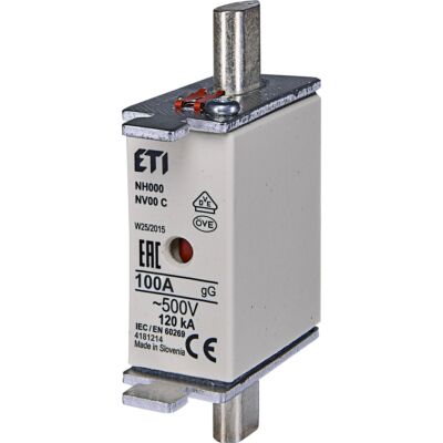 MESPATROON DIN 000 100A GL/GG 500V-ETI main product photo