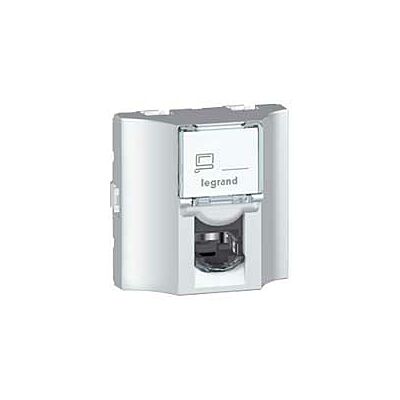 Mosaic RJ doorv alu UTP LCS6-LEGRAND main product photo