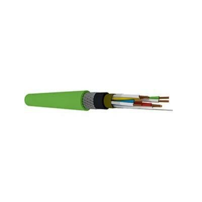 SIGNAALGRONDKABEL 2X2X0,8 GROEN CCA-TKF main product photo