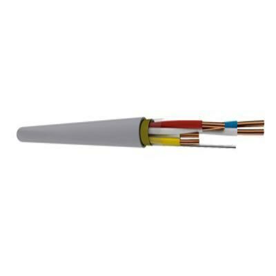 SIGNAALKABEL 2X2X0,8 AFG GRIJS B2CA-TKF main product photo