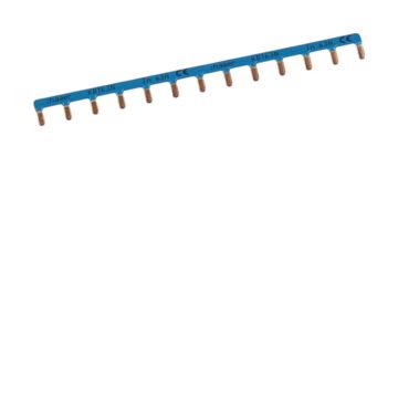 AANSLUITRAIL KB163N 1P. BLAUW 63A.-HAGER