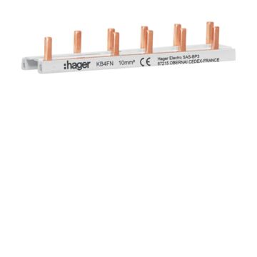 AANSLUITRAIL KB4FN 2P 6MOD. 40A-HAGER
