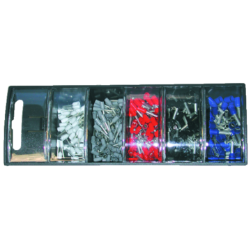 ASSORTIMENT ADERHULS 0,5-2,5MM2 SLIDEBOX DIN-HAUPA