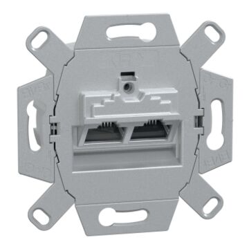 BINNENWERK 2 x RJ45 CAT 6 SHIELDED-MERTEN