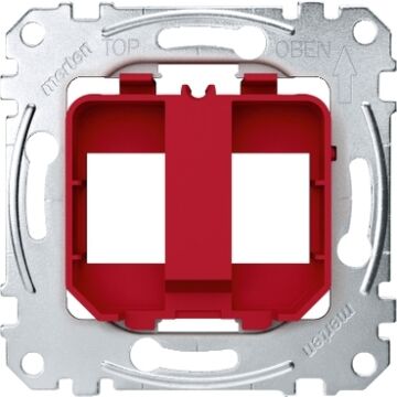 BINNENWERK DUBBELE RJ45-POORT ROOD-MERTEN