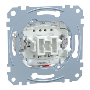 BINNENWERK ENKELE IMPULSDRUKKER 10A/AC 250V-MERTEN