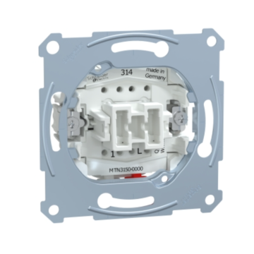 BINNENWERK ENKELE IMPULSDRUKKER 10A/AC 250V-SCHNEIDERM