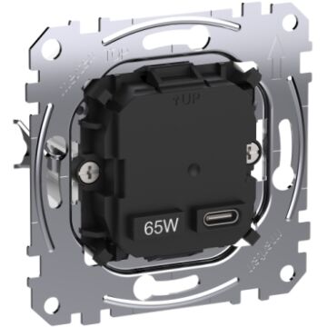 BINNENWERK ENKELE USB-POORT C 65W-MERTEN