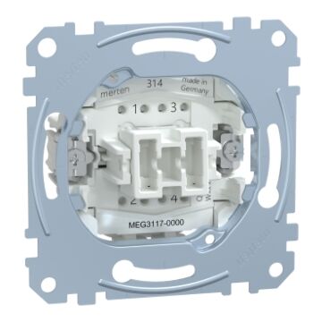 BINNENWERK KRUISSCHAKELAAR 1P 10A/AC 250V-MERTEN