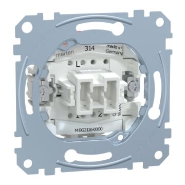 BINNENWERK WISSELSCHAKELAAR 10A/AC 250V-MERTEN