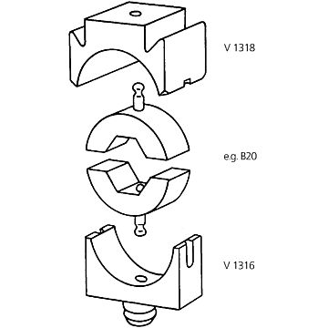 DIE HOLDER V 1318 OUTER-LAPP