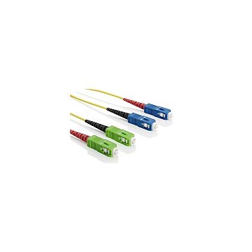 DUPLEX 9/125 SC/UPC-SC/APC8  2,5 GEEL 2MM-ESZET DATA