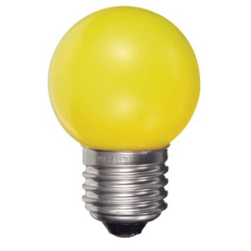 DURA LED Ping Ball lichtbron E27 0,5W GEEL-DURA