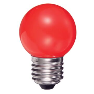 DURA LED Ping Ball lichtbron E27 0,5W ROOD-DURA