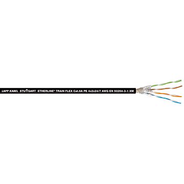 ETHERLINE TRAIN FLEX CAT.5E 1X4XAWG22/7 PE-LAPP