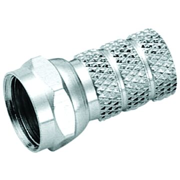 F-Connector coax 12 male opschroef-KLEMKO