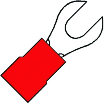 GEÏS HR VORKKABELSCHOEN M5 ROOD 0,34-1,65 (VE=100)-KLEMKO