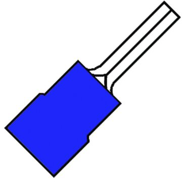 GEÏS. PENSTEKER P12 BLAUW 1,04-2,63 (VE=100)-KLEMKO