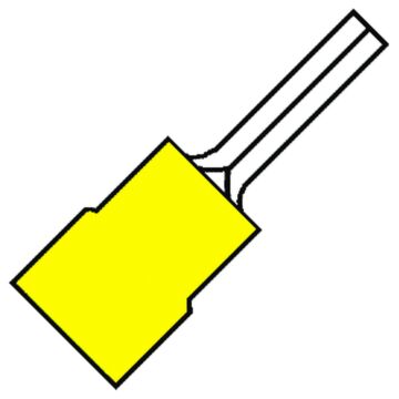 GEÏS. PENSTEKER P12 GEEL 2,63-6,64 (VE=100)-KLEMKO