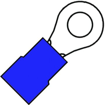 GEÏS RINGKABELSCHOEN M3,5 BLAUW 1,04-2,63 (VE=100)-KLEMKO