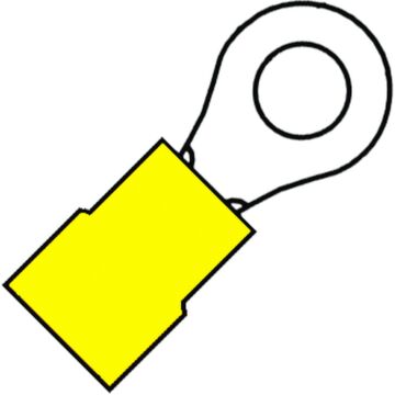 GEÏS RINGKABELSCHOEN M5 GEEL 2,63-6,64 (VE=100)-KLEMKO