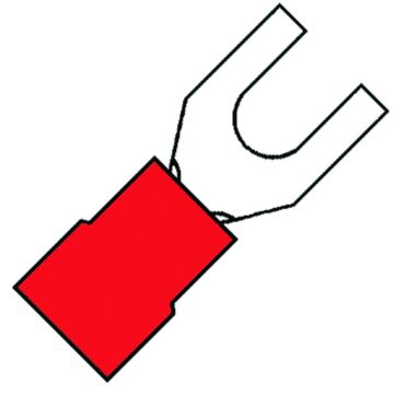 GEÏS VORKKABELSCHOEN M6 ROOD 0,34-1,65 (VE=100)-KLEMKO