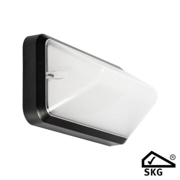 GEVEL ARMATUUR MET NOOD - ZWART-PROLUMIA