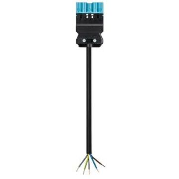 GST18 AANSLUITSNOER 5X1,5 PB 6,0 M MALE PVC ECA-WIELAND