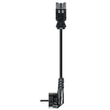 GST18 NETSNOER 3X1,5 ZWART 4,0 METER ECA PVC-WIELAND