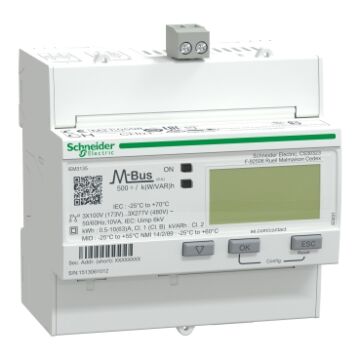 IEM3135 3F KWH & PUI METER 63A MBUS MID-SCHNEIDER