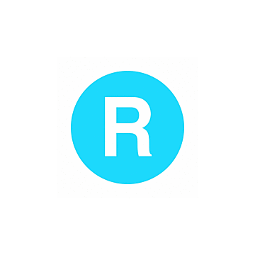 INDICATIEPLAATJE, VLAK, BLAUW, R-EATON