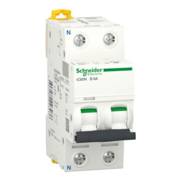 INSTALLATIEAUTOMAAT 1P+N  6A B-SCHNEIDER
