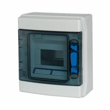 INSTALLATIEKAST IKA-1/6-ST OPBOUW IP65 1X6TE IP65-EATON