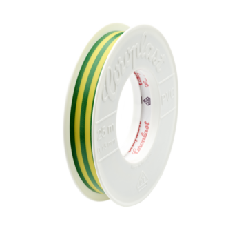ISOLATIETAPE 15MMX10M.GEEL/GROEN-COROPLAST