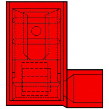 VOLL. GEÏS. VLAKSTEKERHULS 6,3X0,8 ROOD (VE=100)-KLEMKO