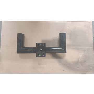 Knie opzetstuk 2-voudig bandit RAL9005 H/H 50 cm-VIALIS