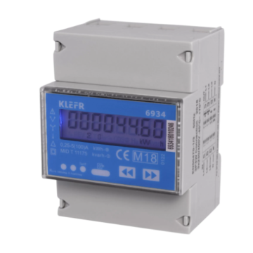 KWH-METER 3-FASE 100A MODBUS (6934)-KLEFR