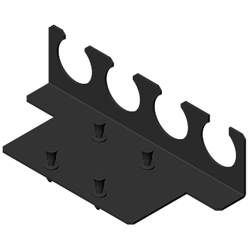 LANmark-OF ENSp Patch Panel Cable Bracket 1U 4 sl-AGINODE