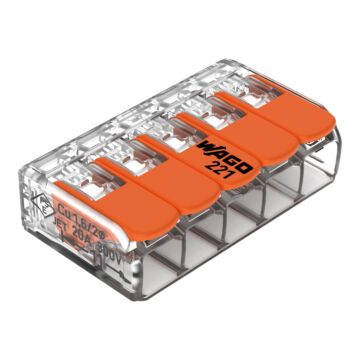 LASKLEM MET HENDEL 5V 0,14-4MM2 (VE=25)-WAGO
