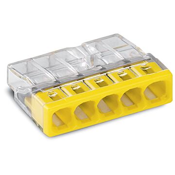 LASKLEM INSTEEK GEEL 5V <2,5MM2 MASSIEF (VE=100)-WAGO