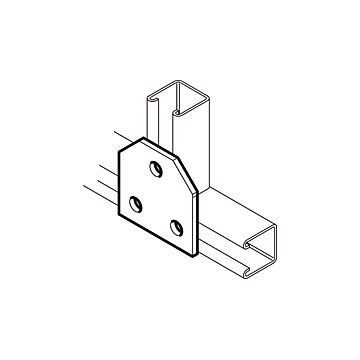 Bevestigings T-stuk 90x90 RVS316L-LEGRAND